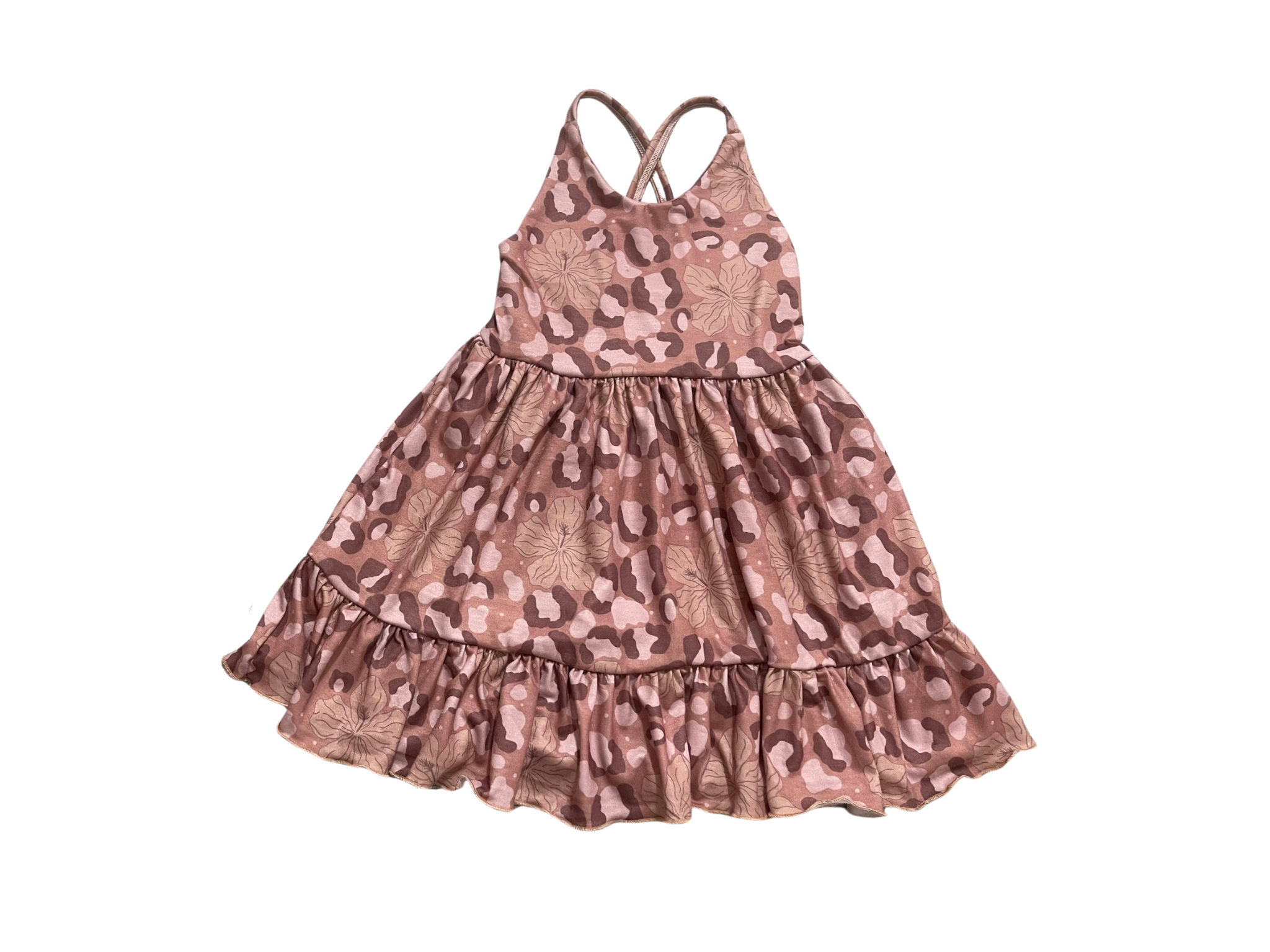 The Tita Dress (Hibiscus x Cheetah)